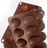 Backform für Kekse, Pralinen, Silikon, Braun, Eier, Produktbild-Vorschau 6