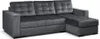 A dark gray sectional sofa with tufted cushions, shown from a front-side angle against a white background. Produktbild-Vorschau