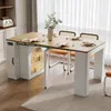 Tavolo da pranzo allungabile Flieks con mobile contenitore, Anteprima dell’immagine prodotto 1