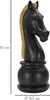 Mauro Ferretti Schachfigur Pferd Ø18,5x50 cm schwarz gold Produktbild-Vorschau 9