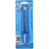 A blue thermometer packaged for sale, with a water-like background graphic. Produktbild-Vorschau