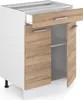 A kitchen base cabinet with one drawer and two doors, shown with one door open. Anteprima dell’immagine prodotto