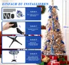 150 cm Pop-Up Weihnachtsbaum, Faltbarer Weihnachtsbaum Produktbild-Vorschau 4