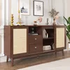 MODFU Sideboard mit 3 Rattan Türen und 2 Schubladen, Produktbild-Vorschau 1