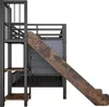 STILVORA Metall-Hochbett 90x200 cm mit Rutsche & Produktbild-Vorschau 9