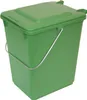 A green bucket with a lid and a metal handle, presented against a white background. Anteprima dell’immagine prodotto