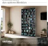 Étagère bibliothèque Christel 180 x 102 x 23,5cm - noir Voir les images du produit 3