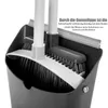 BigDean 2 Stück Kehrschaufel Set mit Besen in Grau – Produktbild-Vorschau 4