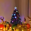 COSTWAY Sapin de Noël artificiel LED 120cm avec fibre Voir les images du produit 2