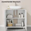 EUGAD Waschbeckenunterschrank,Waschtischunterschrank, Produktbild-Vorschau 5