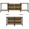 vidaXL TV-Schrank Sonoma-Eiche 153x37x50 cm Holzwerkstoff Produktbild-Vorschau 7