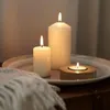 Velas Horeca, tipo "stumpen", color marfil, juego de 4 Vista previa de la imagen del producto 2