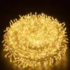 A coiled string of warm white LED lights against a dark background. Náhled obrázku produktu