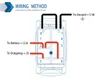 Bouton ou interrupteur encastrable pour klaxon 12 V–24 V, Voir les images du produit 5