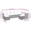 Modulares Gartenmöbel-Set, 9-tlg. Sofagarnitur mit Produktbild-Vorschau 3