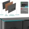 Commode avec tiroirs en tissu, Chest of Drawers avec 5 Voir les images du produit 7