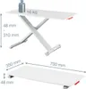 LEITZ Sitz-Steh Workstation Ergo Cosy hellgrau Produktbild-Vorschau 7