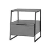 DECORTIE Pal Table de chevet Moderne avec tiroir Rétro Gris Voir les images du produit 5