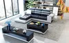 Ecksofa Polster Ecksofa L Form Couchtisch Sideboard Produktbild-Vorschau 2