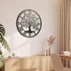 COSTWAY Grande horloge murale en métal, 68 cm Horloge Voir les images du produit 8