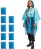 Relaxdays Regenponcho Einweg, 10er Set, Einmal Regencape Produktbild-Vorschau 1