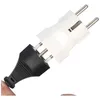 Adaptateur suisse blanc, de prise suisse à fiche Schuko 230 Voir les images du produit 4