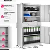 Skříň na dokumenty Cosmo se 2 zásuvkami 40x80x180 cm - Náhled obrázku produktu 7