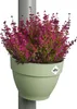 elho® Vibia campana Fallrohr Pflanzgefäß Pistaziengrün 22 Produktbild-Vorschau 8