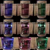 Barový pult z dřevěného sudu s dvířky a RGB LED osvětlením Náhled obrázku produktu 13