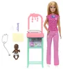 Barbie Kinderärztin-Puppe (mit Baby-Patientenpuppe, Möbeln Produktbild-Vorschau 2