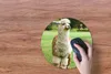 MuchoWow® Mauspad Mousepad Alpaka - Weiß - Braun - Baum Produktbild-Vorschau 3