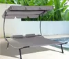 Outsunny Doppelliege Sonnenliege Relaxliege rollbar mit Produktbild-Vorschau 13