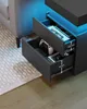 VASAGLE Beistelltisch mit Ladestation, 2er Set, Nachttisch Produktbild-Vorschau 5