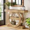 Tribesigns 105 cm Konsolentisch im Landhausstil, 3-stufiger Produktbild-Vorschau 2