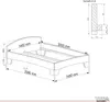 Holzbett Massivholzbett Zinkenbett (Fichte) "Rosi" 140 200 Produktbild-Vorschau 5