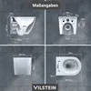 VILSTEIN Hänge WC Spülrandlos I Wand WC I Tiefspüler I Produktbild-Vorschau 4