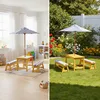 Set di sedute per bambini Relaxdays da esterno, panca da Anteprima dell’immagine prodotto 5