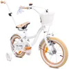 Rower dla dziewczynki 14 cali Flower bike Dmuchawiec biało Podgląd zdjęcia produktu 1