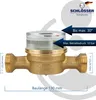 A water meter with measurement indicators and specifications. Anteprima dell’immagine prodotto