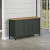 Stanton buffet vert, chêneReproduction. Voir les images du produit 12