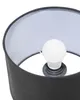 BELIANI Tischlampe Schwarz Metall 35 cm Stoffschirm Produktbild-Vorschau 4