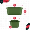 KOTARBAU® Set di 3 secchi per malta rettangolari da 45 L Anteprima dell’immagine prodotto 5