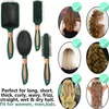 set de 4 brosses à cheveux avec peigne antistatique, brosse Voir les images du produit 5