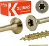 Viti per legno Klimas giallo 8x140 - 50 pz. Anteprima dell’immagine prodotto 1