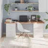 vidaXL Piano tavolo marrone chiaro 180x50x(2-4)cm Legno Anteprima dell’immagine prodotto 9