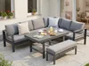 MeXo Gartenlounge-Set Gartenmöbel setaus Aluminium, Produktbild-Vorschau 6