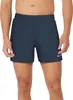 A person wearing navy blue Nike swim shorts. Podgląd zdjęcia produktu