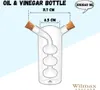 Bottiglia di vetro trasparente Wilmax per olio e aceto, Anteprima dell’immagine prodotto 4