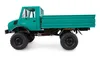 A side view of a green Mercedes-Benz Unimog toy truck on a white background. Anteprima dell’immagine prodotto