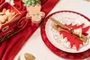 Tanier "Colorama de Noël" D 33 cm s motívom červenej Náhľad obrázku produktu 4